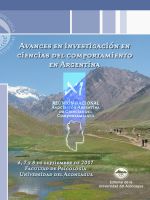 Avances en investigación en ciencias del comportamiento en Argentina